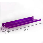 BowLift | Invisible colored wall-mounted floating shelves Lasson Living