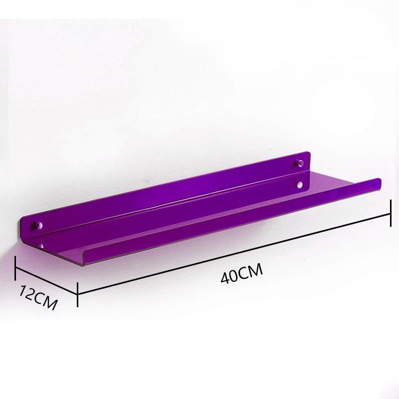 BowLift | Invisible colored wall-mounted floating shelves Lasson Living