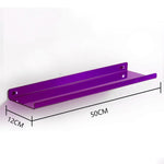 BowLift | Invisible colored wall-mounted floating shelves Lasson Living