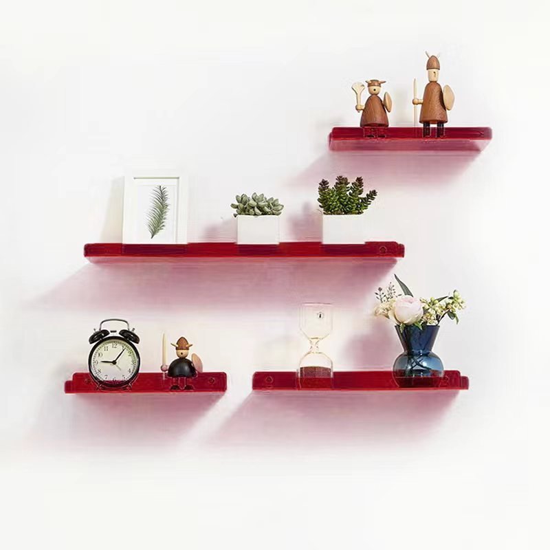 BowLift | Invisible colored wall-mounted floating shelves Lasson Living