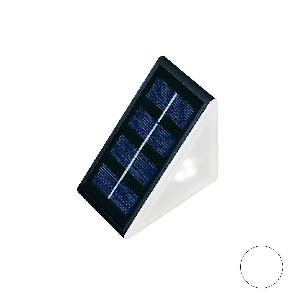 Modern Angled Solar LED Step Light 1-Light
