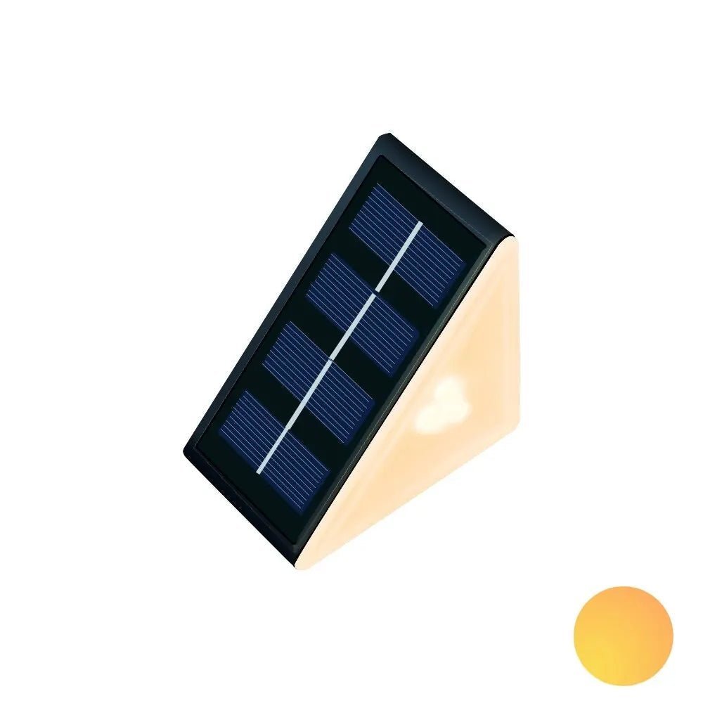Modern Angled Solar LED Step Light 1-Light