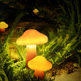 Modern Art Deco Solar Mushroom LED Garden Light 1-Light