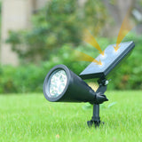 Modern Conical Solar LED Spotlight 1-Light