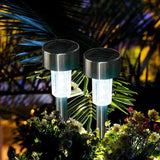 Modern Cylinder Solar LED Floor Light 1-Light
