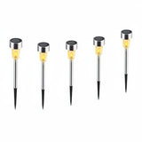 Modern Cylinder Solar LED Floor Light 1-Light