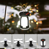 Modern Cylindrical Solar LED Camping Lantern 1-Light