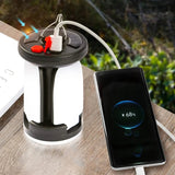 Modern Cylindrical Solar LED Camping Lantern 1-Light