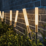 Modern Cylindrical Solar LED Garden Stake Light 1-Light