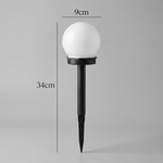Modern Globe Solar LED Garden Stake Light 1-Light Lasson Living
