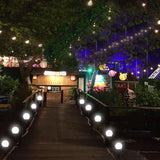 Modern Globe Solar LED Garden Stake Light 1-Light