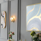 Modern Iron Glass Shell LED Wall Light 1-Light Lasson Living
