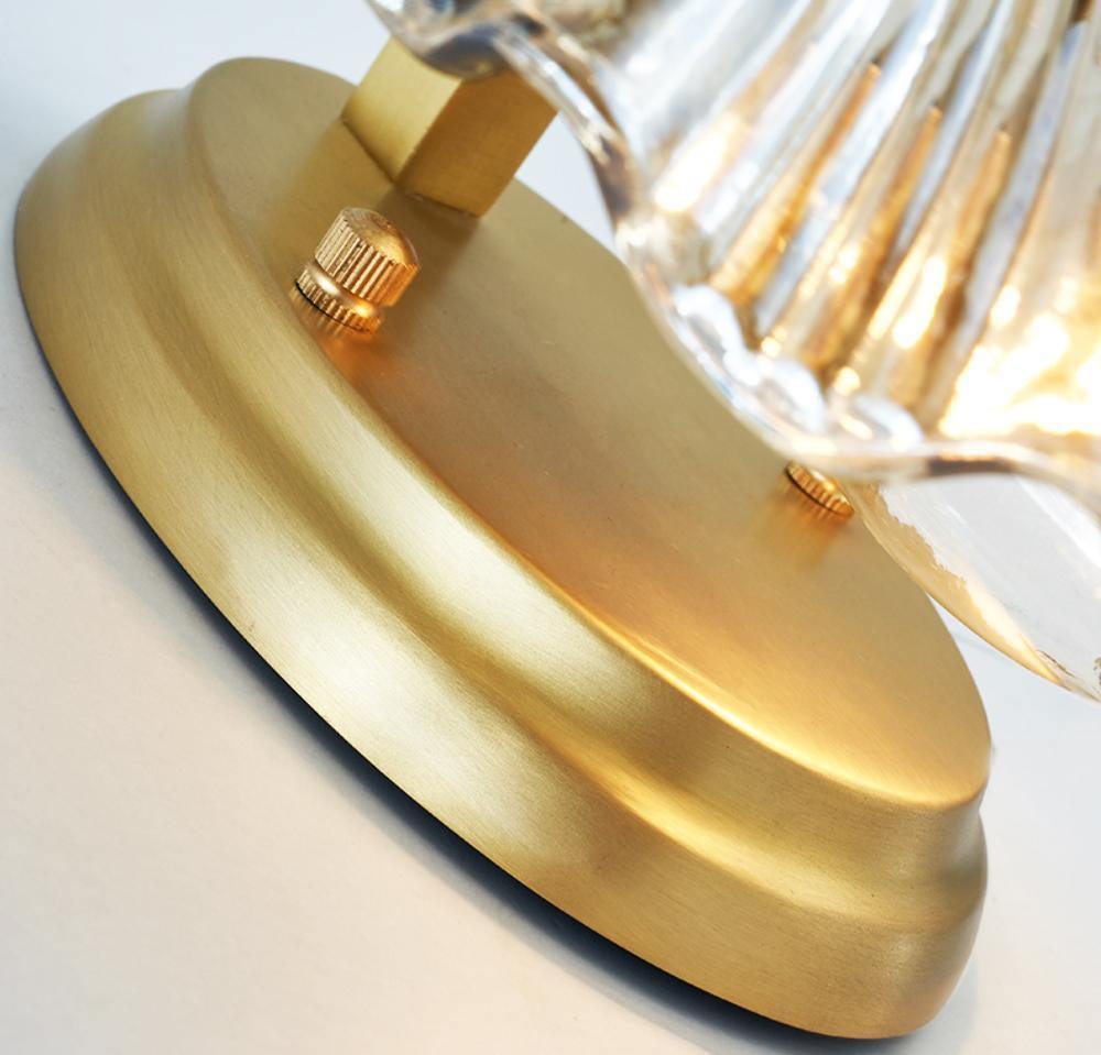 Modern Iron Glass Shell LED Wall Light 1-Light Lasson Living