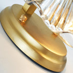 Modern Iron Glass Shell LED Wall Light 1-Light Lasson Living