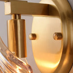 Modern Iron Glass Shell LED Wall Light 1-Light Lasson Living