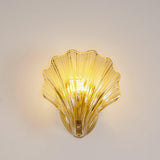 Modern Iron Glass Shell LED Wall Light 1-Light Lasson Living
