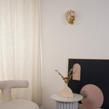 Modern Iron Glass Shell LED Wall Light 1-Light Lasson Living