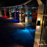 Modern LED Trapezoid Solar Wall Sconce 1-Light