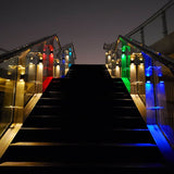 Modern LED Trapezoid Solar Wall Sconce 1-Light