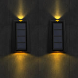 Modern LED Trapezoid Solar Wall Sconce 1-Light