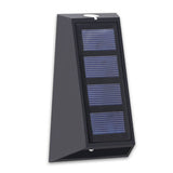Modern LED Trapezoid Solar Wall Sconce 1-Light
