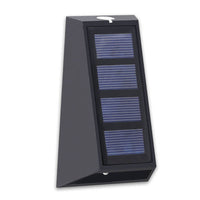 Modern LED Trapezoid Solar Wall Sconce 1-Light