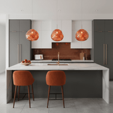 Modern Lava Glass Dome Pendant Light 1-Light