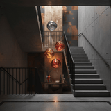 Modern Lava Glass Dome Pendant Light 1-Light