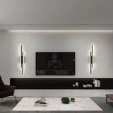 Modern Linear LED Wall Sconce Lamp 2-Light Lasson Living