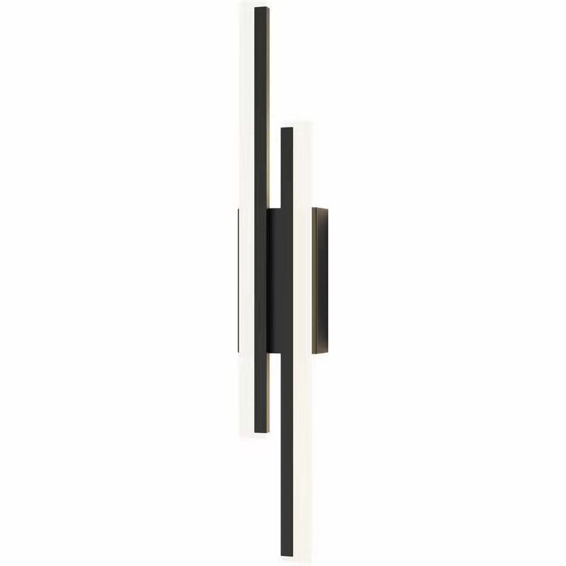 Modern Linear LED Wall Sconce Lamp 2-Light Lasson Living