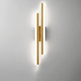 Modern Linear LED Wall Sconce Lamp 2-Light Lasson Living