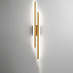 Modern Linear LED Wall Sconce Lamp 2-Light Lasson Living