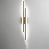 Modern Linear LED Wall Sconce Lamp 2-Light Lasson Living