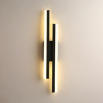 Modern Linear LED Wall Sconce Lamp 2-Light Lasson Living
