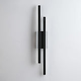 Modern Linear LED Wall Sconce Lamp 2-Light Lasson Living