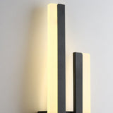 Modern Linear LED Wall Sconce Lamp 2-Light Lasson Living