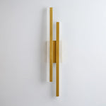Modern Linear LED Wall Sconce Lamp 2-Light Lasson Living