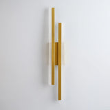 Modern Linear LED Wall Sconce Lamp 2-Light Lasson Living