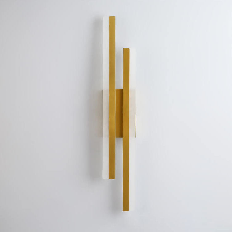 Modern Linear LED Wall Sconce Lamp 2-Light Lasson Living