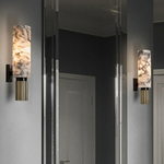 Modern Marble Cylinder LED Wall Light 1-Light Lasson Living