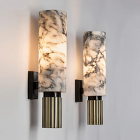 Modern Marble Cylinder LED Wall Light 1-Light