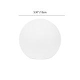 Modern Minimalist Solar Globe LED Outdoor Light 1-Light