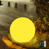Modern Minimalist Solar Globe LED Outdoor Light 1-Light