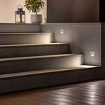 Modern Minimalist Square LED Recessed Wall Lamp 1-Light Lasson Living