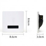 Modern Minimalist Square LED Recessed Wall Lamp 1-Light Lasson Living