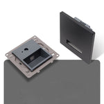 Modern Minimalist Square LED Recessed Wall Lamp 1-Light Lasson Living
