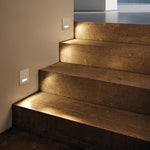 Modern Minimalist Square LED Recessed Wall Lamp 1-Light Lasson Living