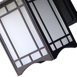 Modern Pavilion 1-Light LED Solar Wall Sconce Lamp