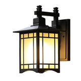Modern Pavilion 1-Light LED Solar Wall Sconce Lamp