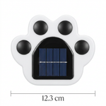 Modern Paw Shape Solar LED Floor Light 1-Light Lasson Living
